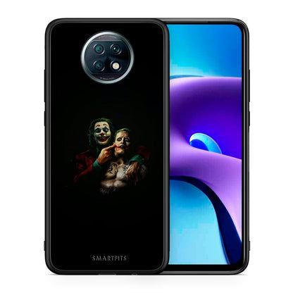 Θήκη Xiaomi Redmi Note 9T Clown Hero από τη Smartfits με σχέδιο στο πίσω μέρος και μαύρο περίβλημα | Xiaomi Redmi Note 9T Clown Hero case with colorful back and black bezels