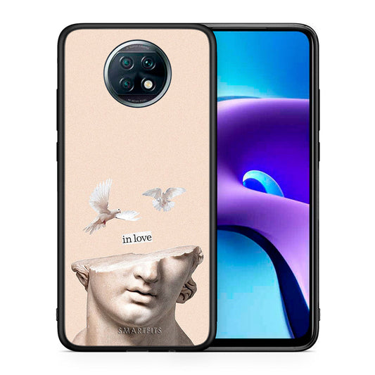 Θήκη Xiaomi Redmi Note 9T In Love από τη Smartfits με σχέδιο στο πίσω μέρος και μαύρο περίβλημα | Xiaomi Redmi Note 9T In Love case with colorful back and black bezels