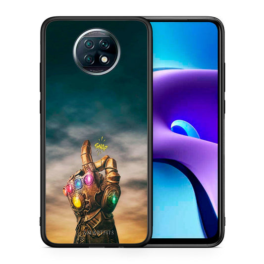 Θήκη Xiaomi Redmi Note 9T Infinity Snap από τη Smartfits με σχέδιο στο πίσω μέρος και μαύρο περίβλημα | Xiaomi Redmi Note 9T Infinity Snap case with colorful back and black bezels
