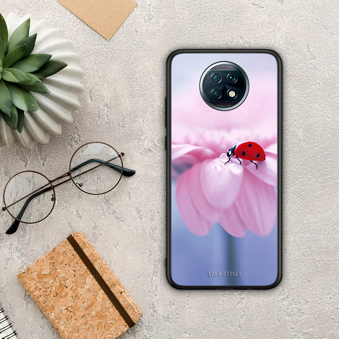 Ladybug Flower - Xiaomi Redmi Note 9T θήκη