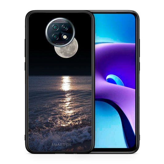 Θήκη Xiaomi Redmi Note 9T Moon Landscape από τη Smartfits με σχέδιο στο πίσω μέρος και μαύρο περίβλημα | Xiaomi Redmi Note 9T Moon Landscape case with colorful back and black bezels
