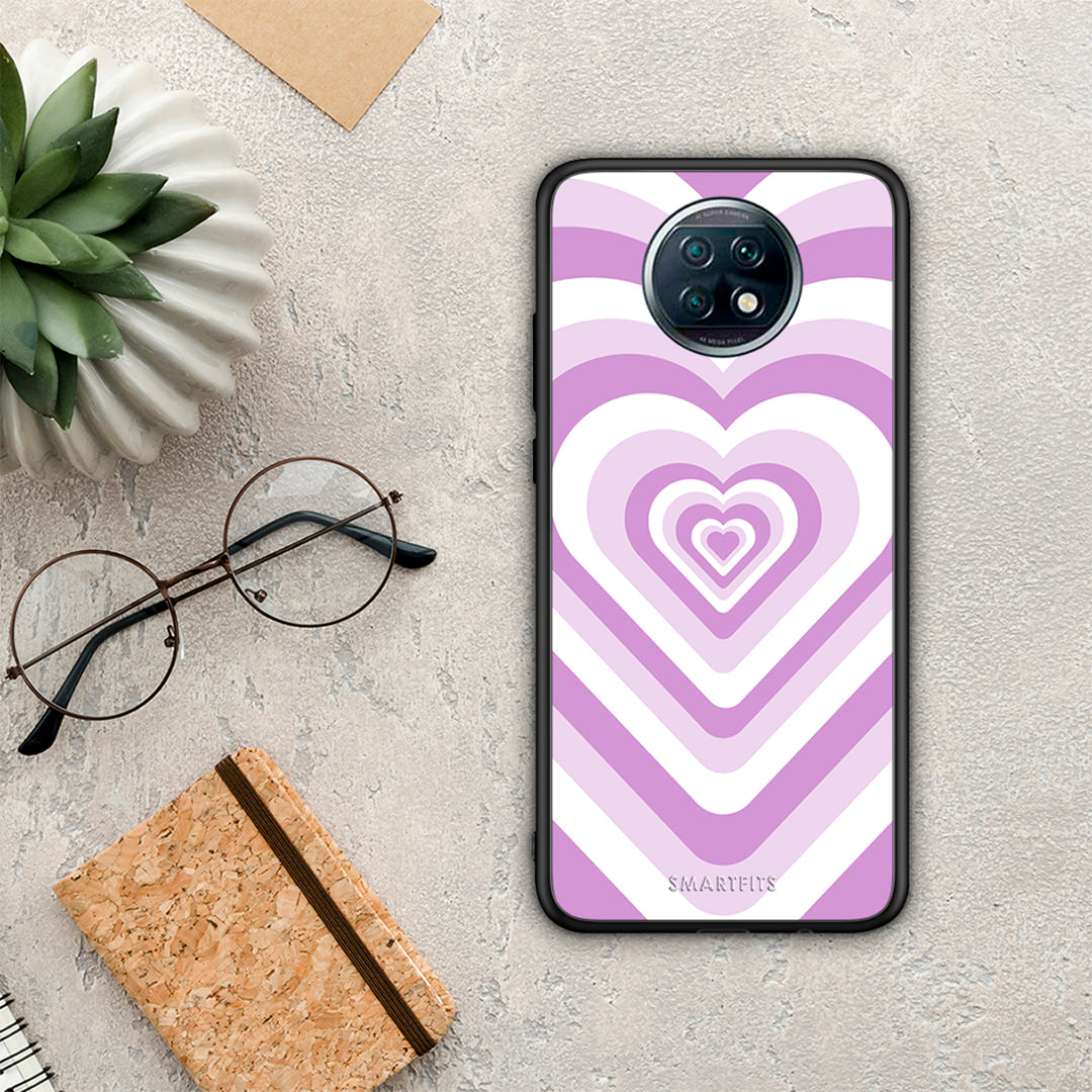 Lilac Hearts - Xiaomi Redmi Note 9T θήκη