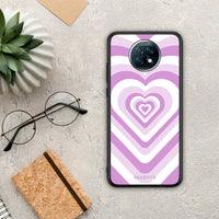 Thumbnail for Lilac Hearts - Xiaomi Redmi Note 9T θήκη