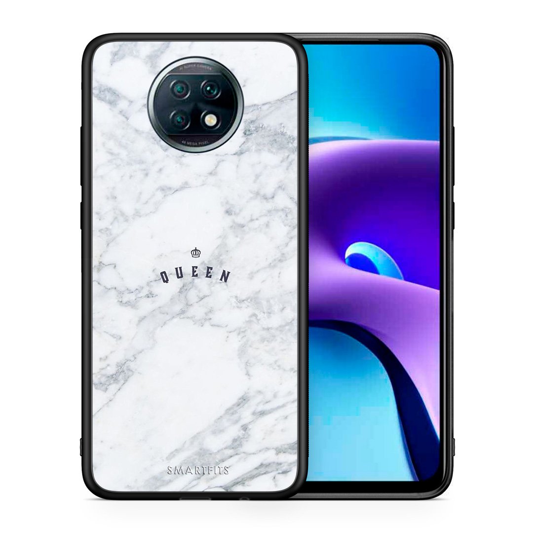 Θήκη Xiaomi Redmi Note 9T Queen Marble από τη Smartfits με σχέδιο στο πίσω μέρος και μαύρο περίβλημα | Xiaomi Redmi Note 9T Queen Marble case with colorful back and black bezels