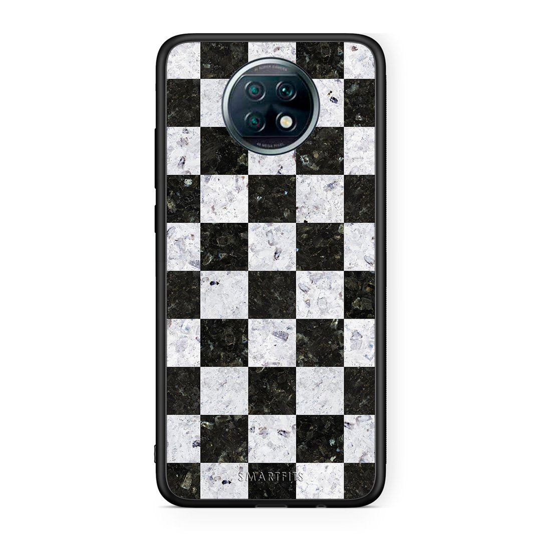 4 - Xiaomi Redmi Note 9T Square Geometric Marble case, cover, bumper