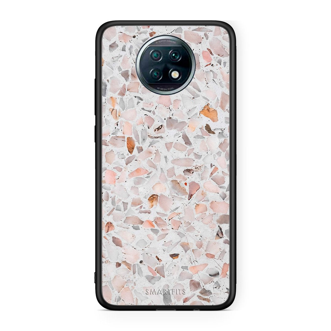 Xiaomi Redmi Note 9T Marble Terrazzo θήκη από τη Smartfits με σχέδιο στο πίσω μέρος και μαύρο περίβλημα | Smartphone case with colorful back and black bezels by Smartfits