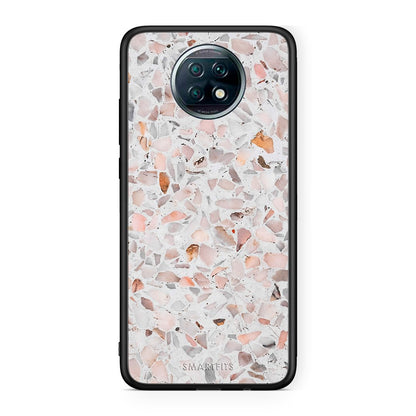 Xiaomi Redmi Note 9T Marble Terrazzo θήκη από τη Smartfits με σχέδιο στο πίσω μέρος και μαύρο περίβλημα | Smartphone case with colorful back and black bezels by Smartfits