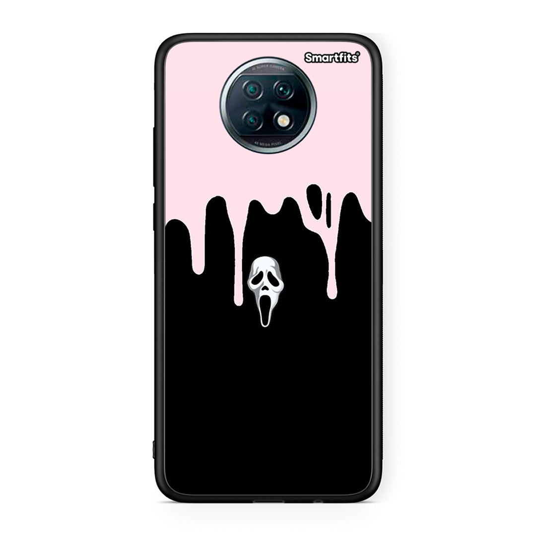 Xiaomi Redmi Note 9T Melting Halloween Mask Θήκη από τη Smartfits με σχέδιο στο πίσω μέρος και μαύρο περίβλημα | Smartphone case with colorful back and black bezels by Smartfits