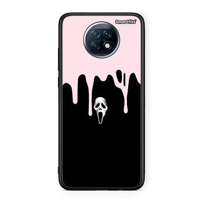 Xiaomi Redmi Note 9T Melting Halloween Mask Θήκη από τη Smartfits με σχέδιο στο πίσω μέρος και μαύρο περίβλημα | Smartphone case with colorful back and black bezels by Smartfits