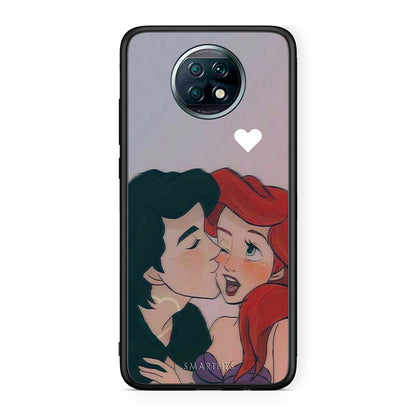 Xiaomi Redmi Note 9T Mermaid Love Θήκη Αγίου Βαλεντίνου από τη Smartfits με σχέδιο στο πίσω μέρος και μαύρο περίβλημα | Smartphone case with colorful back and black bezels by Smartfits