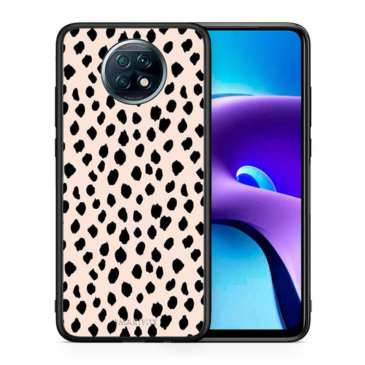 Θήκη Xiaomi Redmi Note 9T New Polka Dots από τη Smartfits με σχέδιο στο πίσω μέρος και μαύρο περίβλημα | Xiaomi Redmi Note 9T New Polka Dots case with colorful back and black bezels