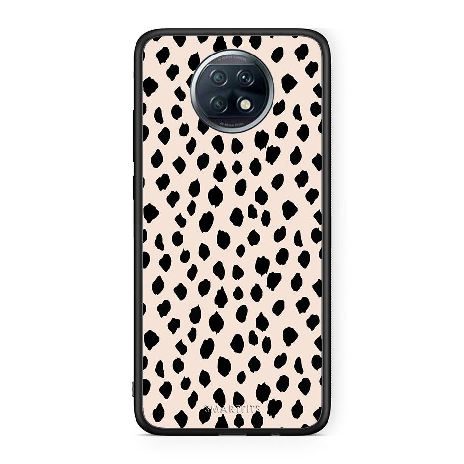Xiaomi Redmi Note 9T New Polka Dots θήκη από τη Smartfits με σχέδιο στο πίσω μέρος και μαύρο περίβλημα | Smartphone case with colorful back and black bezels by Smartfits