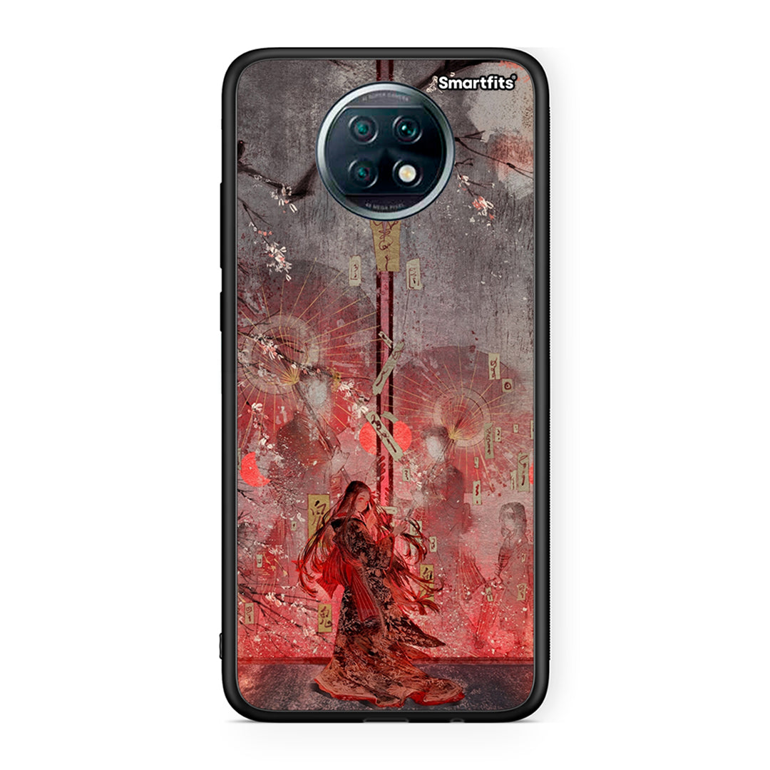 Xiaomi Redmi Note 9T Nezuko Kamado θήκη από τη Smartfits με σχέδιο στο πίσω μέρος και μαύρο περίβλημα | Smartphone case with colorful back and black bezels by Smartfits