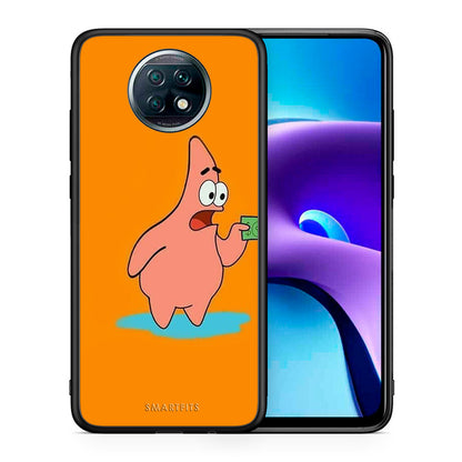 Θήκη Αγίου Βαλεντίνου Xiaomi Redmi Note 9T No Money 1 από τη Smartfits με σχέδιο στο πίσω μέρος και μαύρο περίβλημα | Xiaomi Redmi Note 9T No Money 1 case with colorful back and black bezels