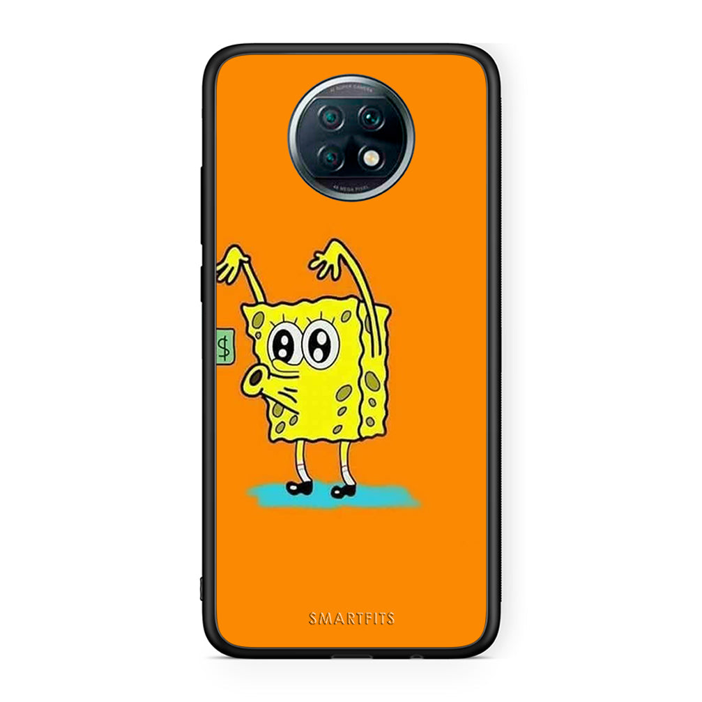 Xiaomi Redmi Note 9T No Money 2 Θήκη Αγίου Βαλεντίνου από τη Smartfits με σχέδιο στο πίσω μέρος και μαύρο περίβλημα | Smartphone case with colorful back and black bezels by Smartfits