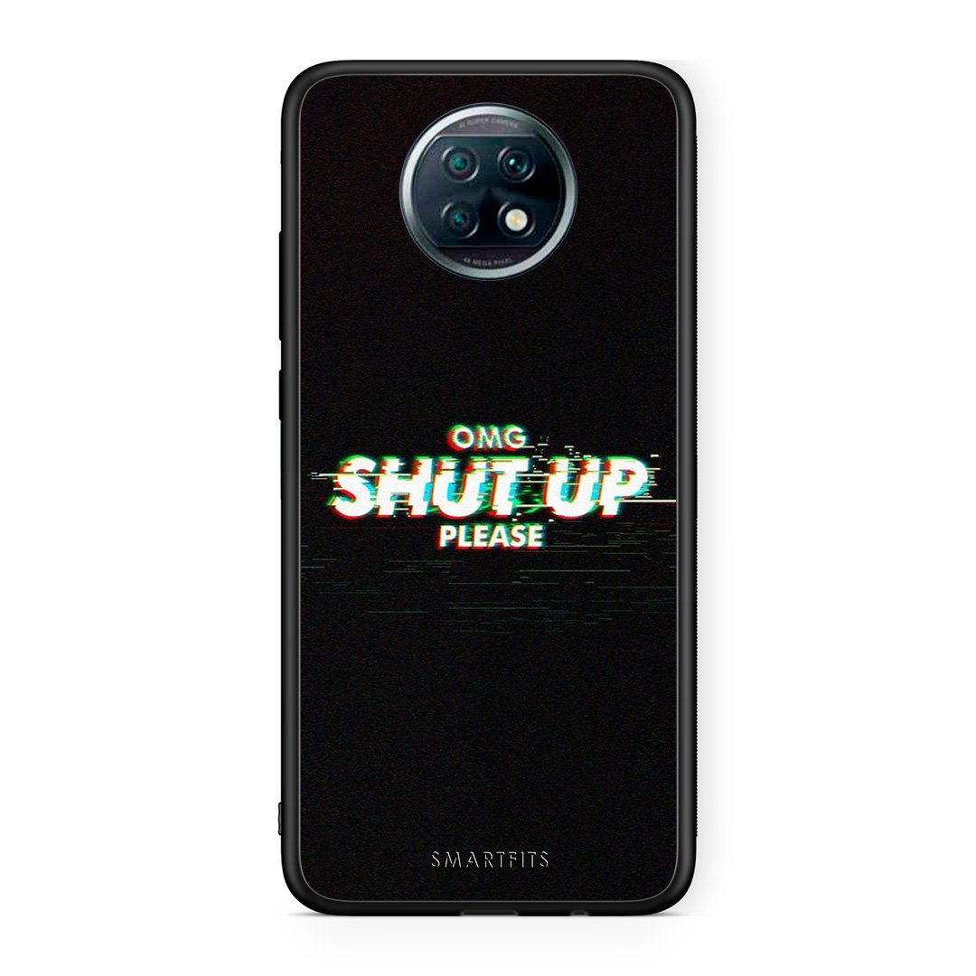 Xiaomi Redmi Note 9T OMG ShutUp θήκη από τη Smartfits με σχέδιο στο πίσω μέρος και μαύρο περίβλημα | Smartphone case with colorful back and black bezels by Smartfits