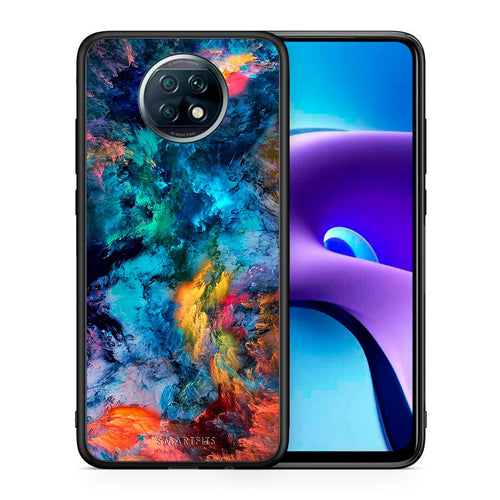 Θήκη Xiaomi Redmi Note 9T Crayola Paint από τη Smartfits με σχέδιο στο πίσω μέρος και μαύρο περίβλημα | Xiaomi Redmi Note 9T Crayola Paint case with colorful back and black bezels