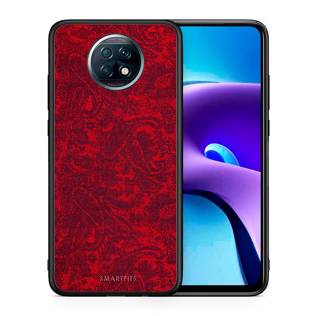 Θήκη Xiaomi Redmi Note 9T Paisley Cashmere από τη Smartfits με σχέδιο στο πίσω μέρος και μαύρο περίβλημα | Xiaomi Redmi Note 9T Paisley Cashmere case with colorful back and black bezels
