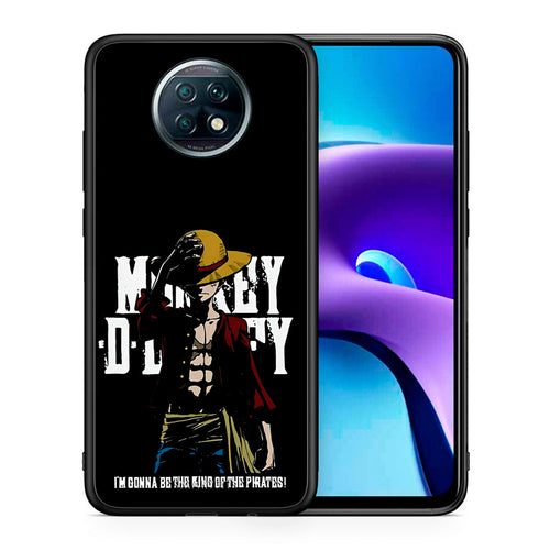 Θήκη Xiaomi Redmi Note 9T Pirate King από τη Smartfits με σχέδιο στο πίσω μέρος και μαύρο περίβλημα | Xiaomi Redmi Note 9T Pirate King case with colorful back and black bezels