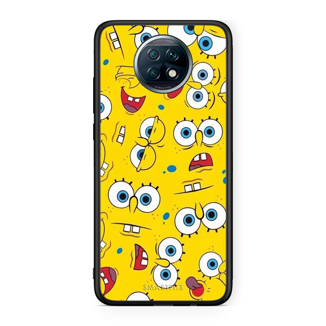 4 - Xiaomi Redmi Note 9T Sponge PopArt case, cover, bumper