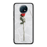 Thumbnail for Xiaomi Redmi Note 9T Red Rose θήκη από τη Smartfits με σχέδιο στο πίσω μέρος και μαύρο περίβλημα | Smartphone case with colorful back and black bezels by Smartfits