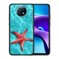 Thumbnail for Θήκη Xiaomi Redmi Note 9T Red Starfish από τη Smartfits με σχέδιο στο πίσω μέρος και μαύρο περίβλημα | Xiaomi Redmi Note 9T Red Starfish case with colorful back and black bezels