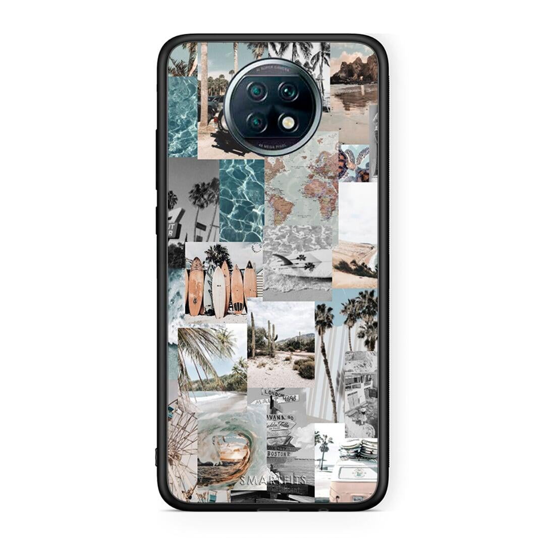 Xiaomi Redmi Note 9T Retro Beach Life Θήκη από τη Smartfits με σχέδιο στο πίσω μέρος και μαύρο περίβλημα | Smartphone case with colorful back and black bezels by Smartfits