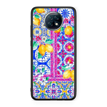 Xiaomi Redmi Note 9T Retro Spring θήκη από τη Smartfits με σχέδιο στο πίσω μέρος και μαύρο περίβλημα | Smartphone case with colorful back and black bezels by Smartfits