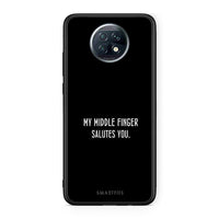 Thumbnail for Xiaomi Redmi Note 9T Salute θήκη από τη Smartfits με σχέδιο στο πίσω μέρος και μαύρο περίβλημα | Smartphone case with colorful back and black bezels by Smartfits