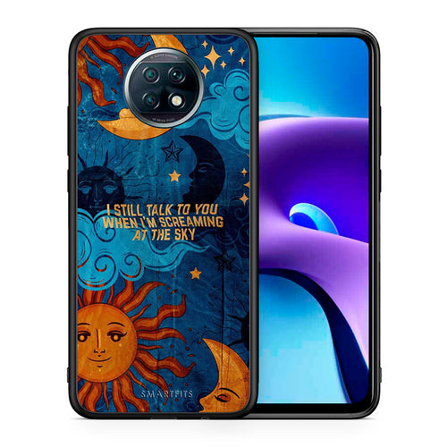 Θήκη Xiaomi Redmi Note 9T Screaming Sky από τη Smartfits με σχέδιο στο πίσω μέρος και μαύρο περίβλημα | Xiaomi Redmi Note 9T Screaming Sky case with colorful back and black bezels