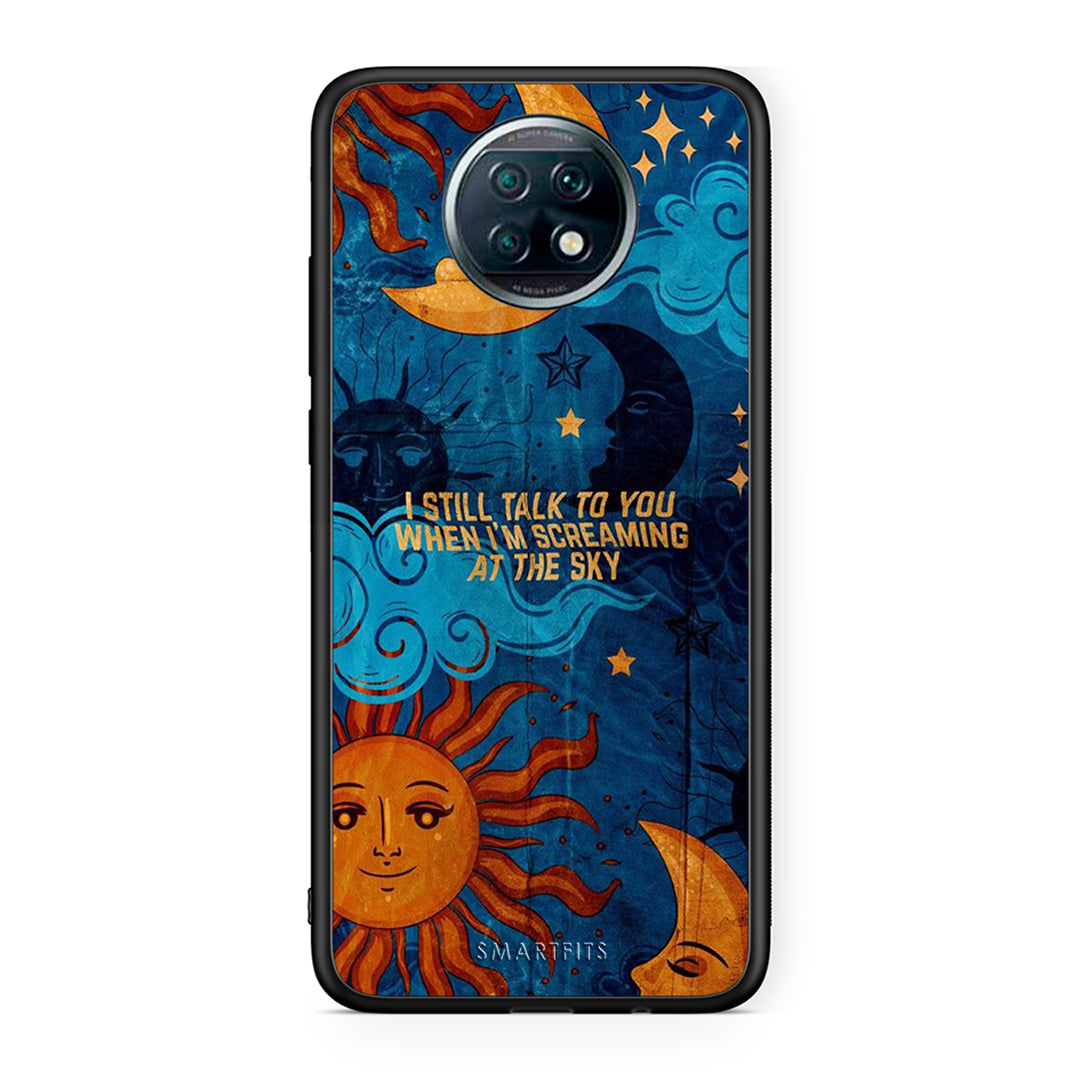 Xiaomi Redmi Note 9T Screaming Sky θήκη από τη Smartfits με σχέδιο στο πίσω μέρος και μαύρο περίβλημα | Smartphone case with colorful back and black bezels by Smartfits