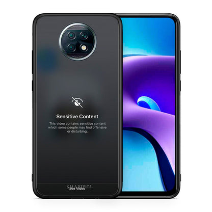 Θήκη Xiaomi Redmi Note 9T Sensitive Content από τη Smartfits με σχέδιο στο πίσω μέρος και μαύρο περίβλημα | Xiaomi Redmi Note 9T Sensitive Content case with colorful back and black bezels
