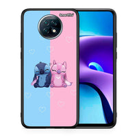 Thumbnail for Θήκη Xiaomi Redmi Note 9T Stitch And Angel από τη Smartfits με σχέδιο στο πίσω μέρος και μαύρο περίβλημα | Xiaomi Redmi Note 9T Stitch And Angel case with colorful back and black bezels