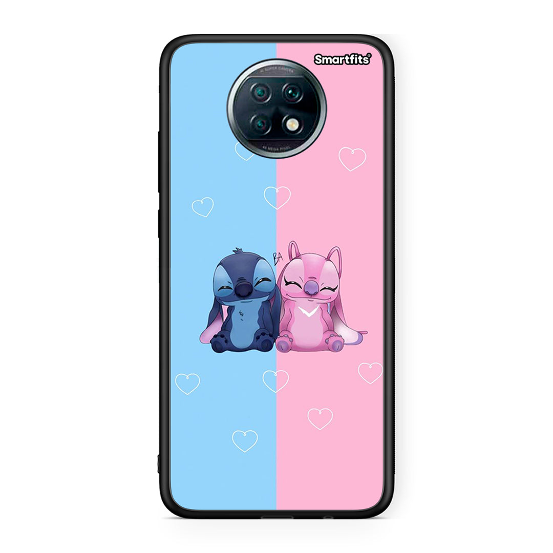 Xiaomi Redmi Note 9T Stitch And Angel θήκη από τη Smartfits με σχέδιο στο πίσω μέρος και μαύρο περίβλημα | Smartphone case with colorful back and black bezels by Smartfits