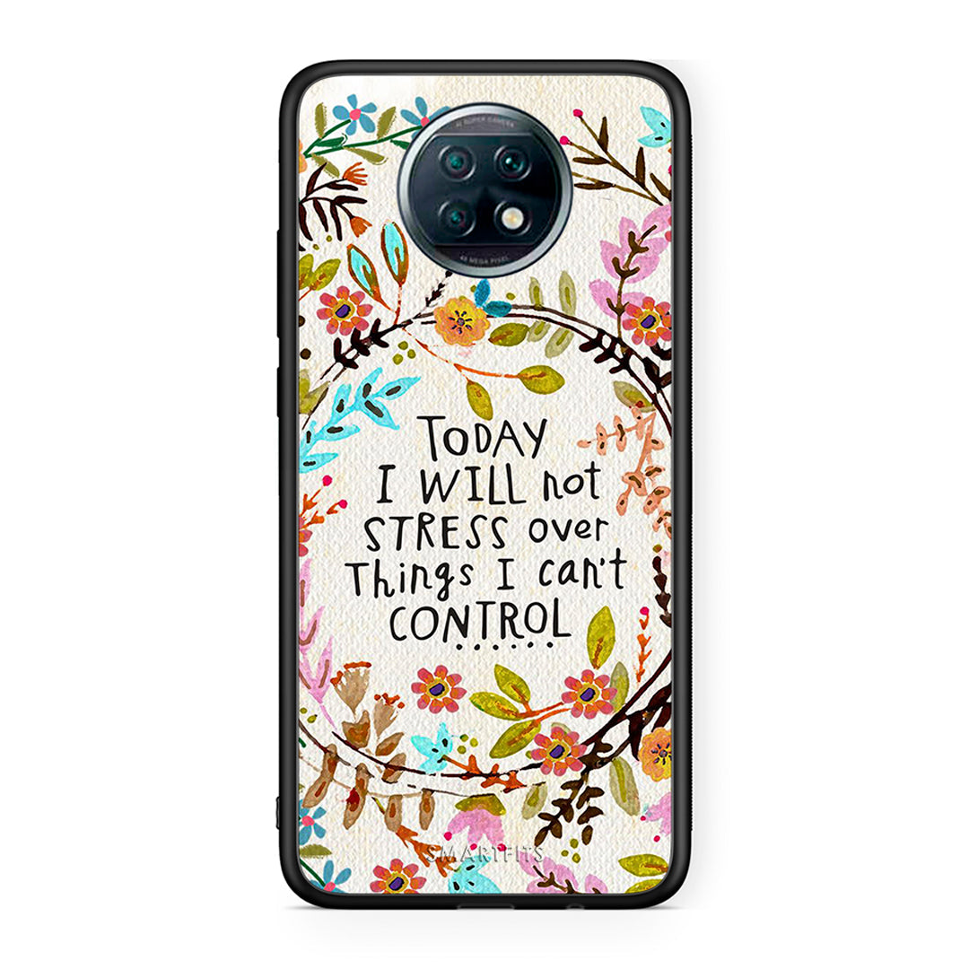 Xiaomi Redmi Note 9T Stress Over θήκη από τη Smartfits με σχέδιο στο πίσω μέρος και μαύρο περίβλημα | Smartphone case with colorful back and black bezels by Smartfits