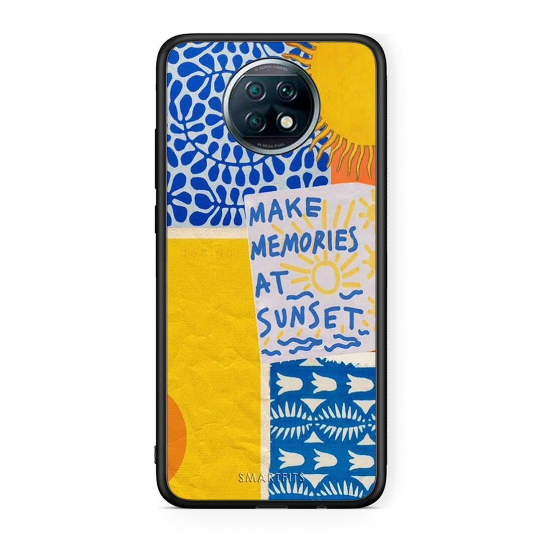 Xiaomi Redmi Note 9T Sunset Memories Θήκη από τη Smartfits με σχέδιο στο πίσω μέρος και μαύρο περίβλημα | Smartphone case with colorful back and black bezels by Smartfits