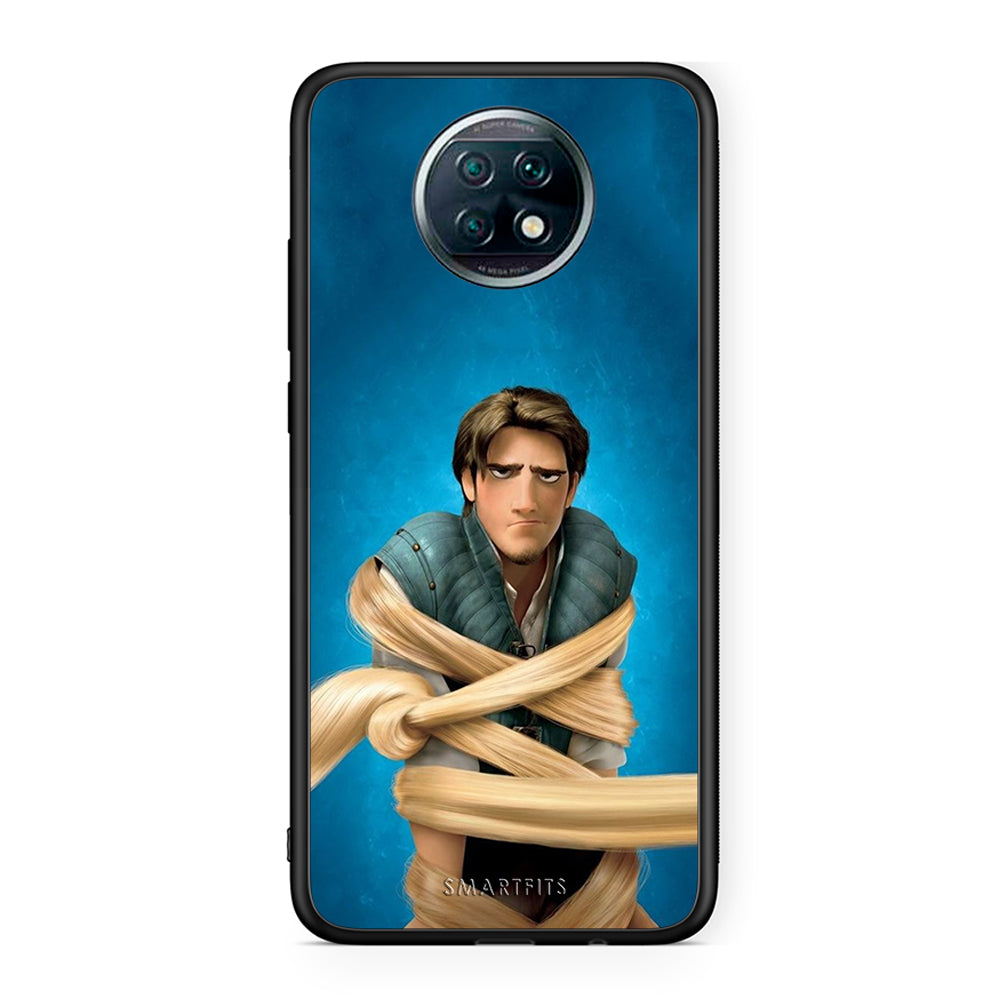 Xiaomi Redmi Note 9T Tangled 1 Θήκη Αγίου Βαλεντίνου από τη Smartfits με σχέδιο στο πίσω μέρος και μαύρο περίβλημα | Smartphone case with colorful back and black bezels by Smartfits
