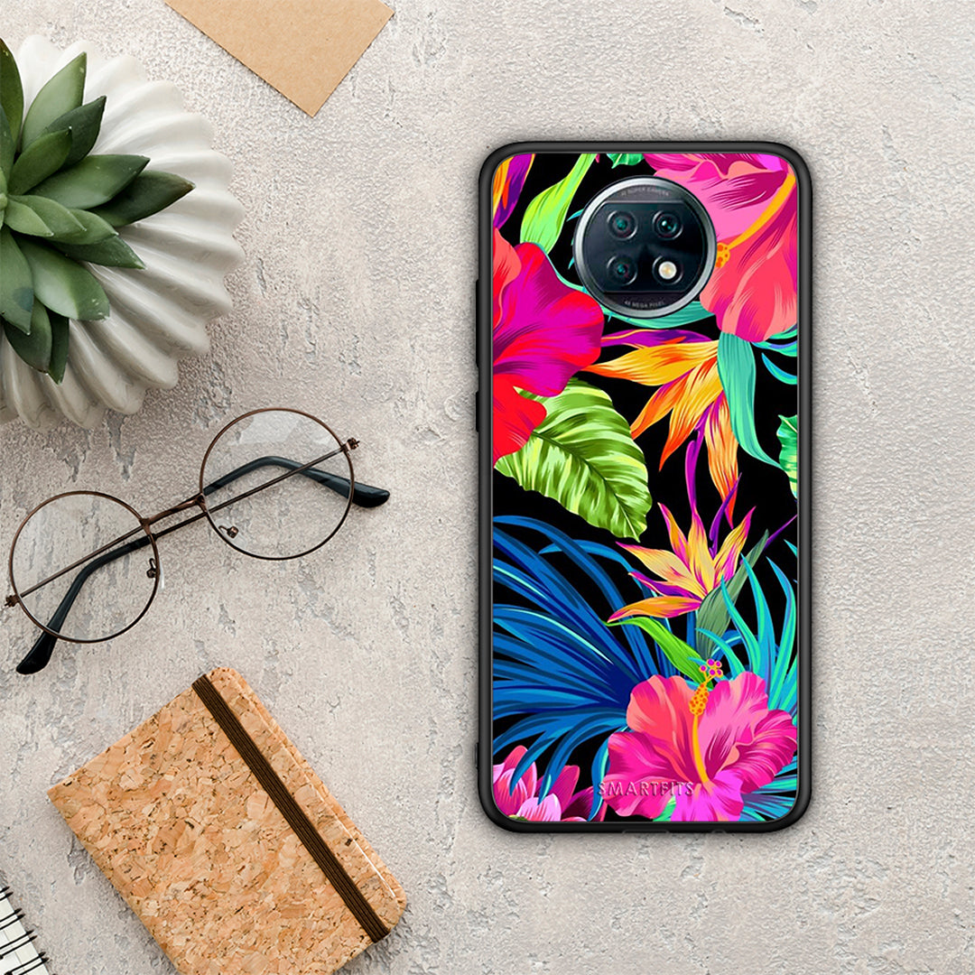 Tropical Flowers - Xiaomi Redmi Note 9T θήκη