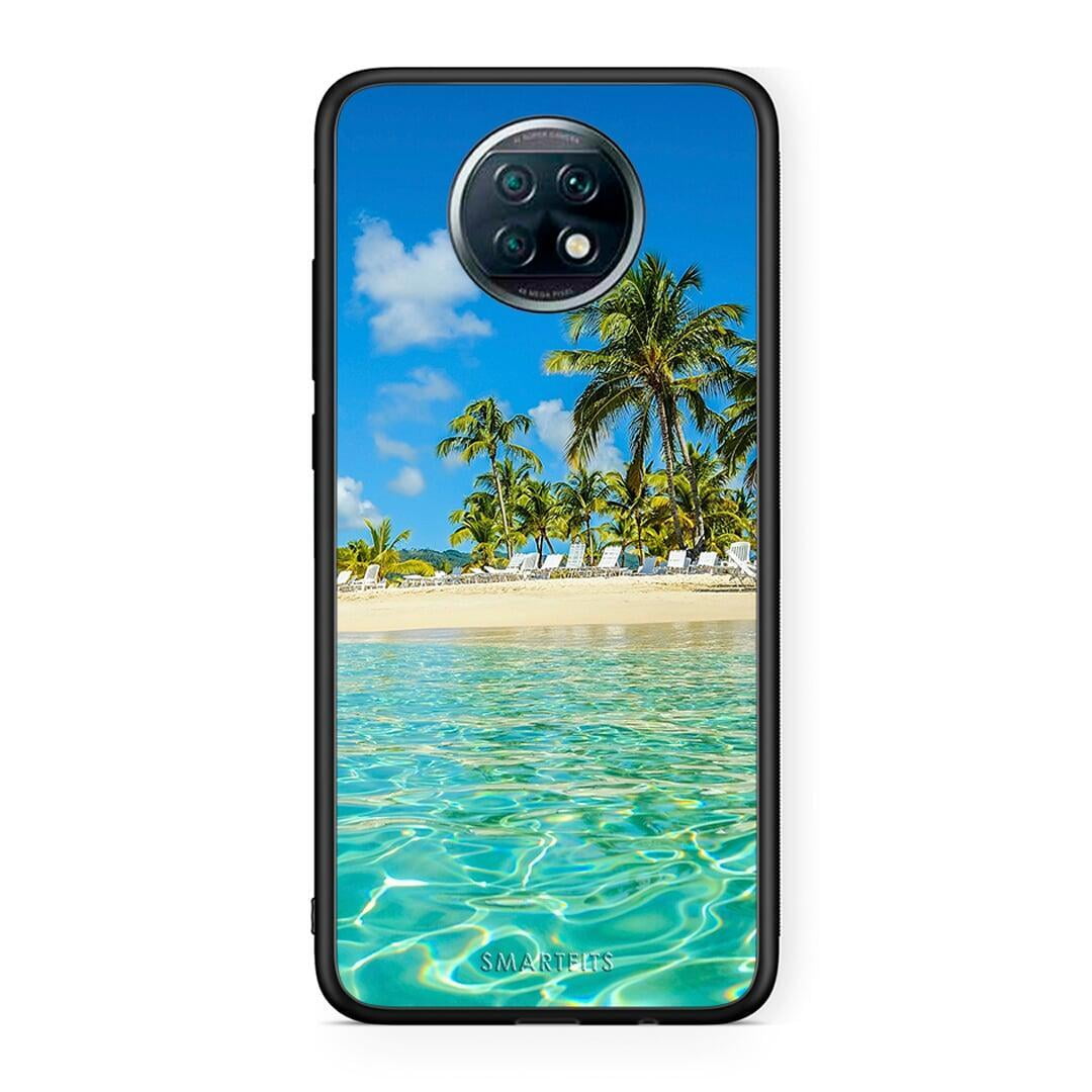 Xiaomi Redmi Note 9T Tropical Vibes Θήκη από τη Smartfits με σχέδιο στο πίσω μέρος και μαύρο περίβλημα | Smartphone case with colorful back and black bezels by Smartfits