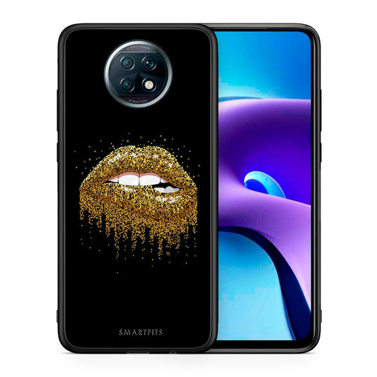 Θήκη Xiaomi Redmi Note 9T Golden Valentine από τη Smartfits με σχέδιο στο πίσω μέρος και μαύρο περίβλημα | Xiaomi Redmi Note 9T Golden Valentine case with colorful back and black bezels