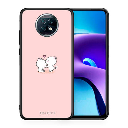 Θήκη Xiaomi Redmi Note 9T Love Valentine από τη Smartfits με σχέδιο στο πίσω μέρος και μαύρο περίβλημα | Xiaomi Redmi Note 9T Love Valentine case with colorful back and black bezels