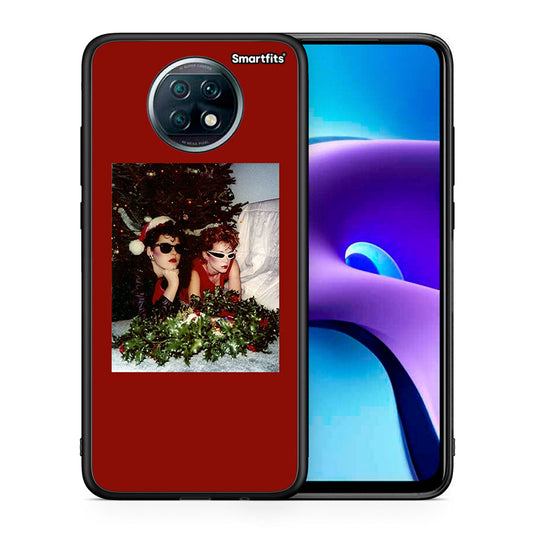 Θήκη Xiaomi Redmi Note 9T Waiting For Xmas από τη Smartfits με σχέδιο στο πίσω μέρος και μαύρο περίβλημα | Xiaomi Redmi Note 9T Waiting For Xmas case with colorful back and black bezels