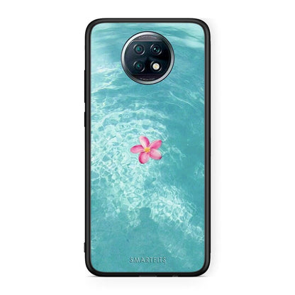 Xiaomi Redmi Note 9T Water Flower Θήκη από τη Smartfits με σχέδιο στο πίσω μέρος και μαύρο περίβλημα | Smartphone case with colorful back and black bezels by Smartfits