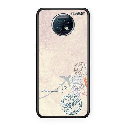 Xiaomi Redmi Note 9T Where Next Θήκη από τη Smartfits με σχέδιο στο πίσω μέρος και μαύρο περίβλημα | Smartphone case with colorful back and black bezels by Smartfits