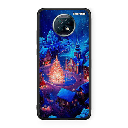 Xiaomi Redmi Note 9T Xmas Village θήκη από τη Smartfits με σχέδιο στο πίσω μέρος και μαύρο περίβλημα | Smartphone case with colorful back and black bezels by Smartfits