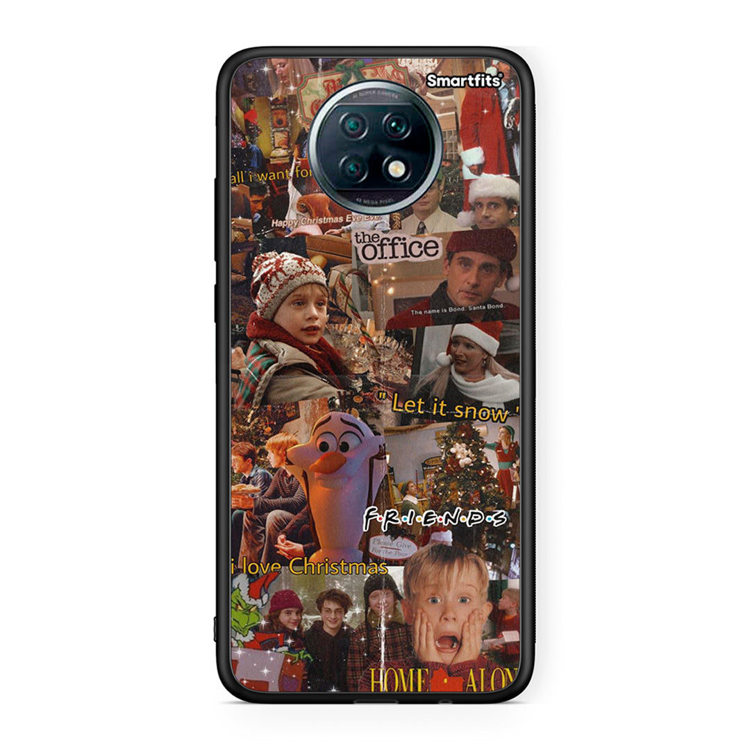 Xiaomi Redmi Note 9T Xmas Wishes θήκη από τη Smartfits με σχέδιο στο πίσω μέρος και μαύρο περίβλημα | Smartphone case with colorful back and black bezels by Smartfits