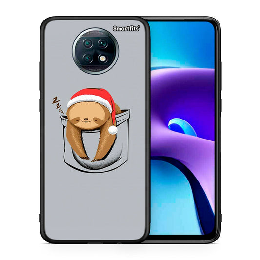 Θήκη Xiaomi Redmi Note 9T Xmas Zzzz από τη Smartfits με σχέδιο στο πίσω μέρος και μαύρο περίβλημα | Xiaomi Redmi Note 9T Xmas Zzzz case with colorful back and black bezels