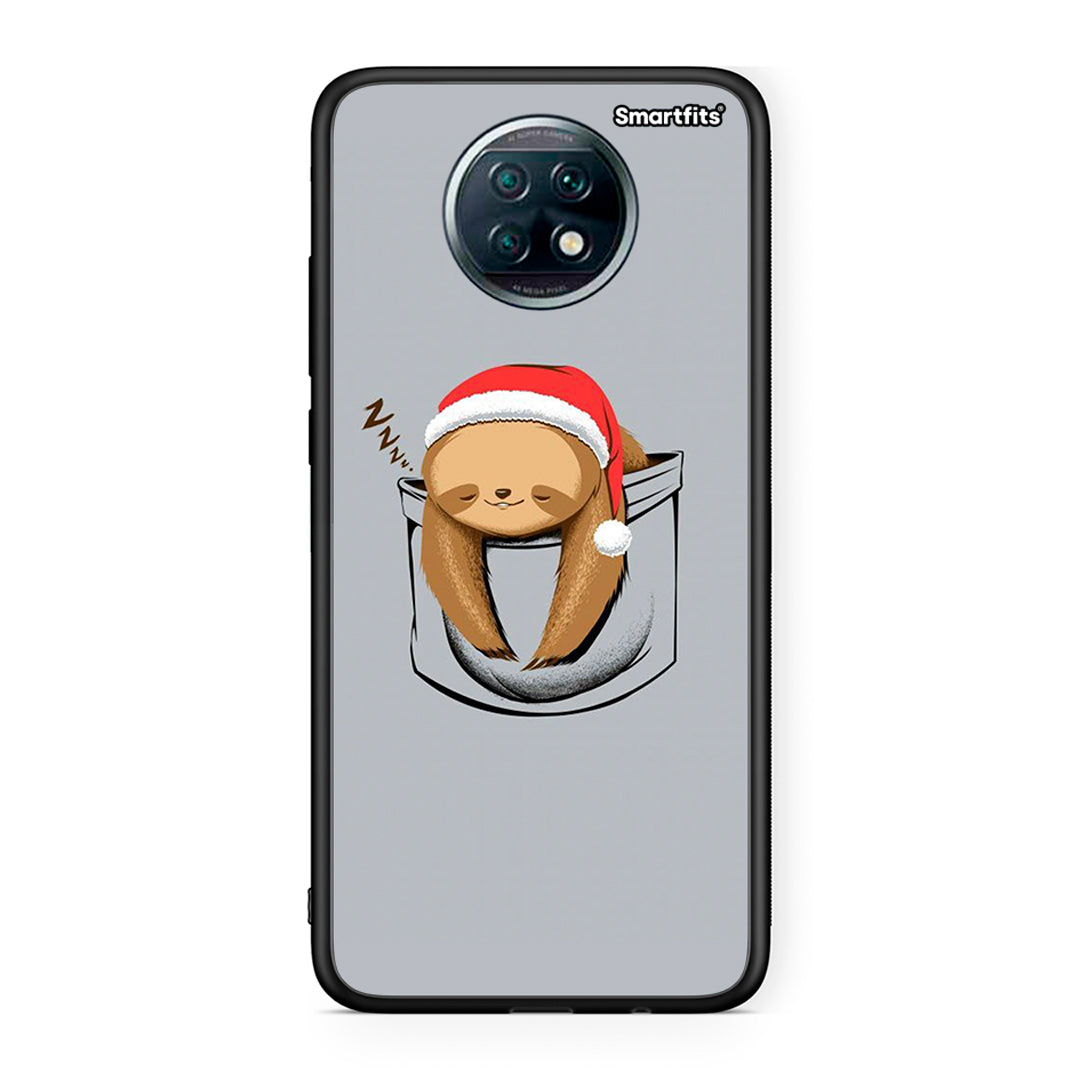 Xiaomi Redmi Note 9T Xmas Zzzz θήκη από τη Smartfits με σχέδιο στο πίσω μέρος και μαύρο περίβλημα | Smartphone case with colorful back and black bezels by Smartfits