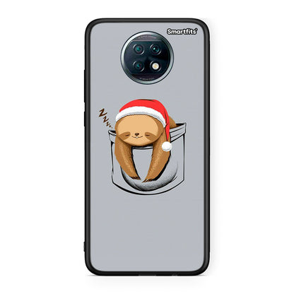 Xiaomi Redmi Note 9T Xmas Zzzz θήκη από τη Smartfits με σχέδιο στο πίσω μέρος και μαύρο περίβλημα | Smartphone case with colorful back and black bezels by Smartfits