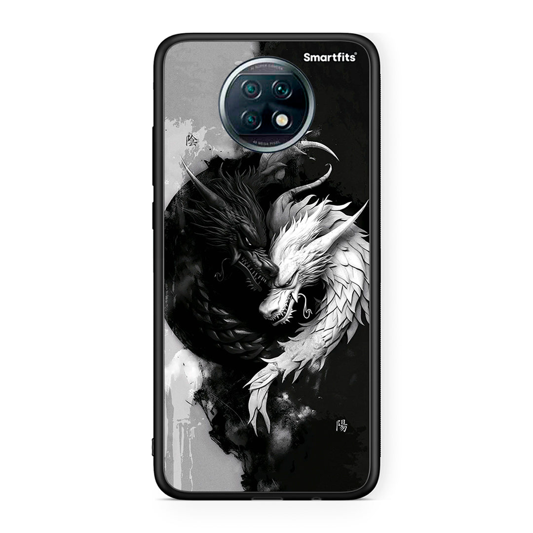 Xiaomi Redmi Note 9T Yin Yang Θήκη από τη Smartfits με σχέδιο στο πίσω μέρος και μαύρο περίβλημα | Smartphone case with colorful back and black bezels by Smartfits